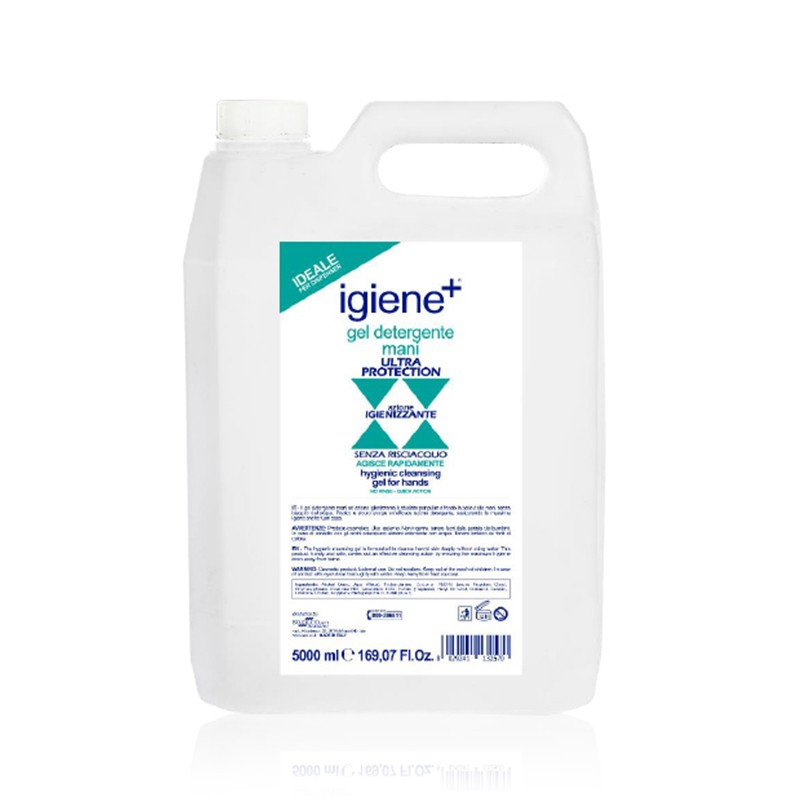 Image of Igiene+ - Gel Igienizzante Con Antibatterico Senza Risciacquo 5 L