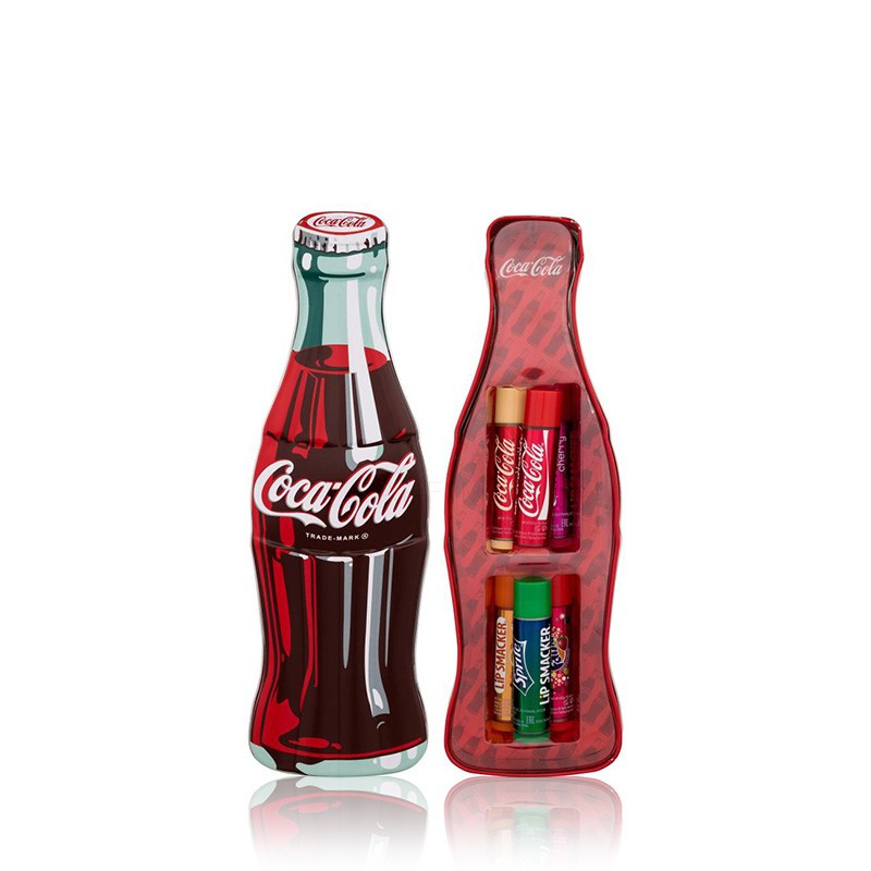 Image of Coca Cola Vintage Bottle Mix Box - 6 Balsami Labbra 6 Pz