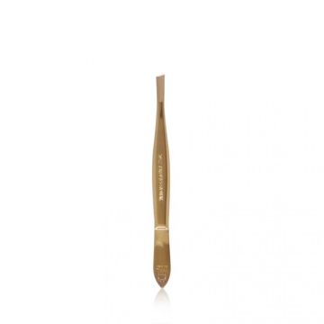 PINZA ORO PROFESSIONALE PUNTA OBLIQUA