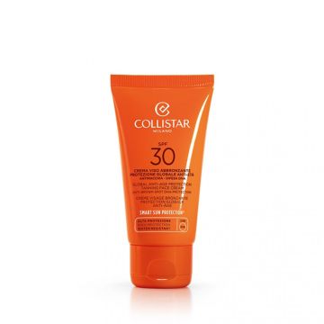 SPECIALE ABBRONZATURA PERFETTA #CREMA VISO ABBRONZANTE PROTEZIONE GLOBALE ANTI-ETÀ #SPF30