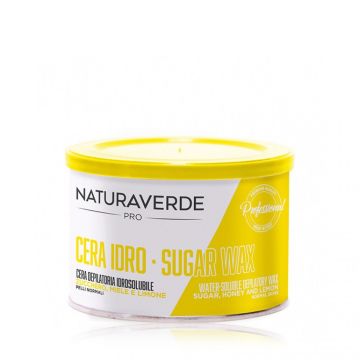 NATURAVERDE #CERA DEPILATORIA IN VASO AL MIELE LIMONE E ZUCCHERO