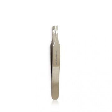 PINZA TITANIO PUNTA OBLIQUA