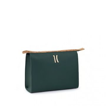 POCHETTE #BUSTA DA VIAGGIO MEDIA GRANATO SINTETICO VERDE BOTTIGLIA