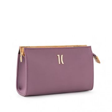 POCHETTE #BEAUTY DRITTO MEDIA GRANATO SINTETICO MALVA