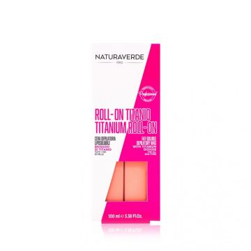 NATURAVERDE #CERA DEPILATORIA ROLL-ON AL TITANIO