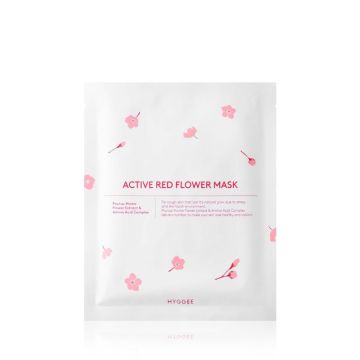 MASCHERA #ACTIVE RED FLOWER MASK MONODOSE