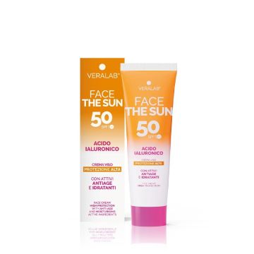 FACE THE SUN #ACIDO IALURONICO SPF50