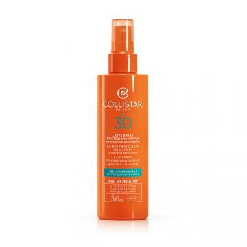 SPECIALE ABBRONZATURA PERFETTA #LATTE SPRAY PROTEZIONE ATTIVA PELLI IPERSENSIBILI #SPF30