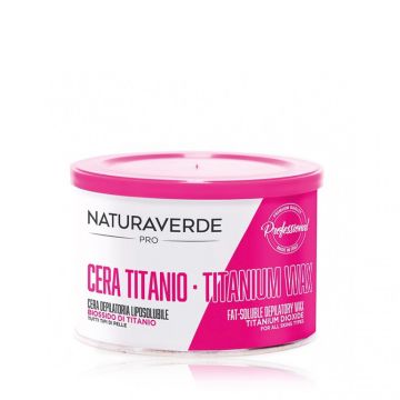 NATURAVERDE #CERA DEPILATORIA IN VASO AL TITANIO