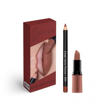 LIP CONTOUR KIT #ROSSETTO DEMI MATT 504 E MATITA LABBRA 504