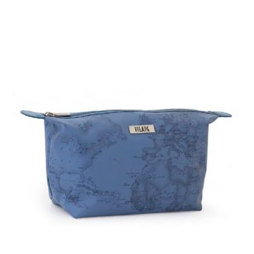 POCHETTE #BEAUTY NECESSAIRE MEDIO GOMMATO BLUE JEANS