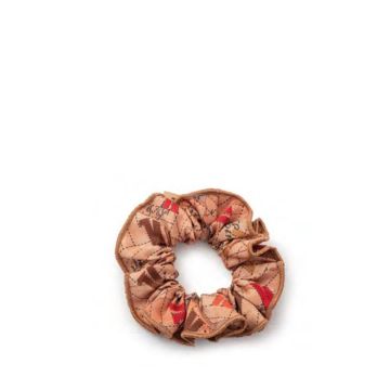 ACCESSORI #ELASTICO PER CAPELLI GRANDE RASO LOGOMANIA NATURALE