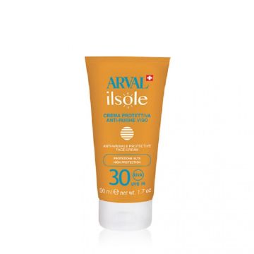 IL SOLE #CREMA PROTETTIVA ANTIRUGHE VISO #SPF30