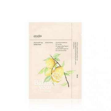MASCHERA #CHARCOAL & YUJA BAUBBLE MONODOSE
